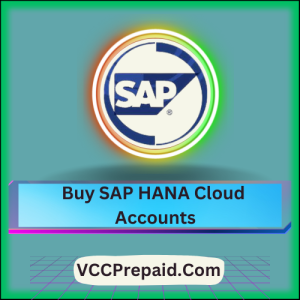 Buy SAP HANA Cloud Accounts